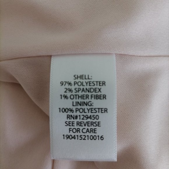 Candie's Womens Light Pink Cold Shoulder Ruffle Halter Blouse Top Size L - Picture 7 of 8